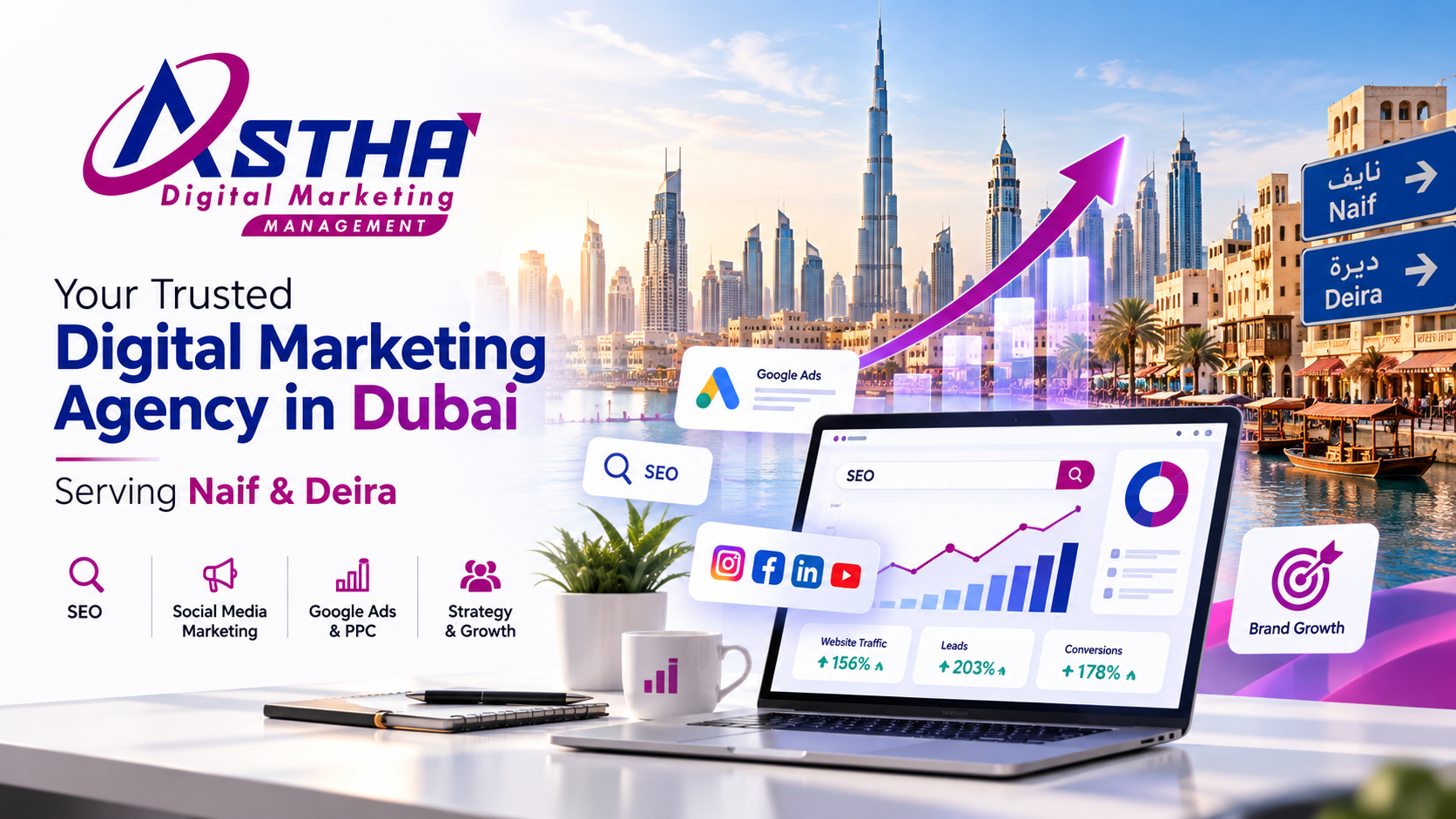 digital marketing services in Naif and Deira Dubai